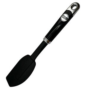 KitchenAid Silicone Scraper Spatula White Handle Heat Resistant Black 12.5‎ Inch